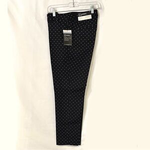 Liz Claiborne Black and White Polka Dot Pants